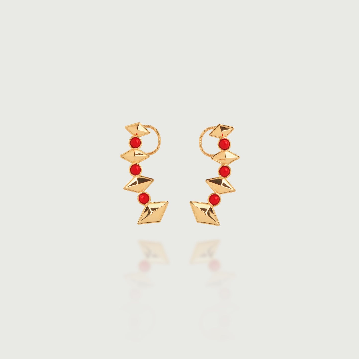 Bareeq Climber Earrings