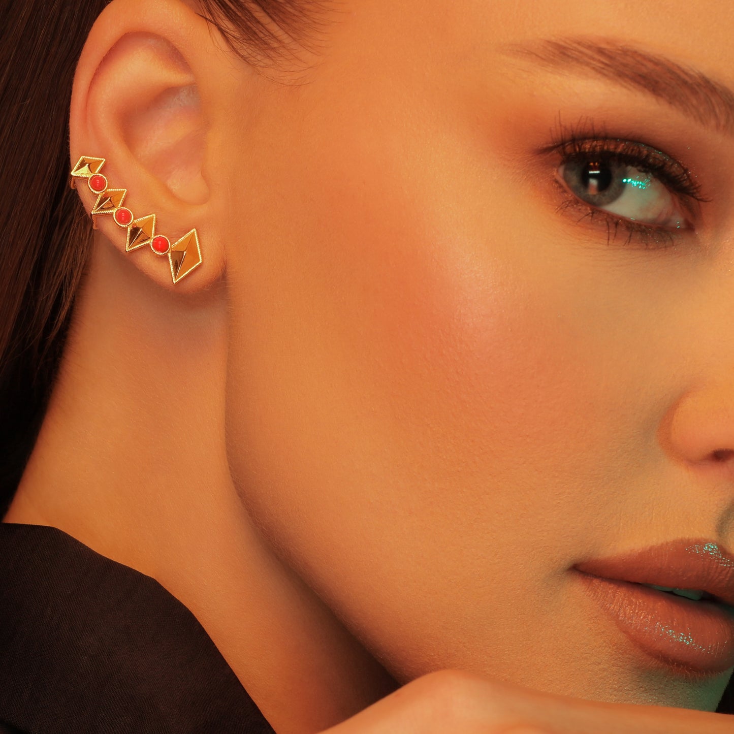 Bareeq Climber Earrings