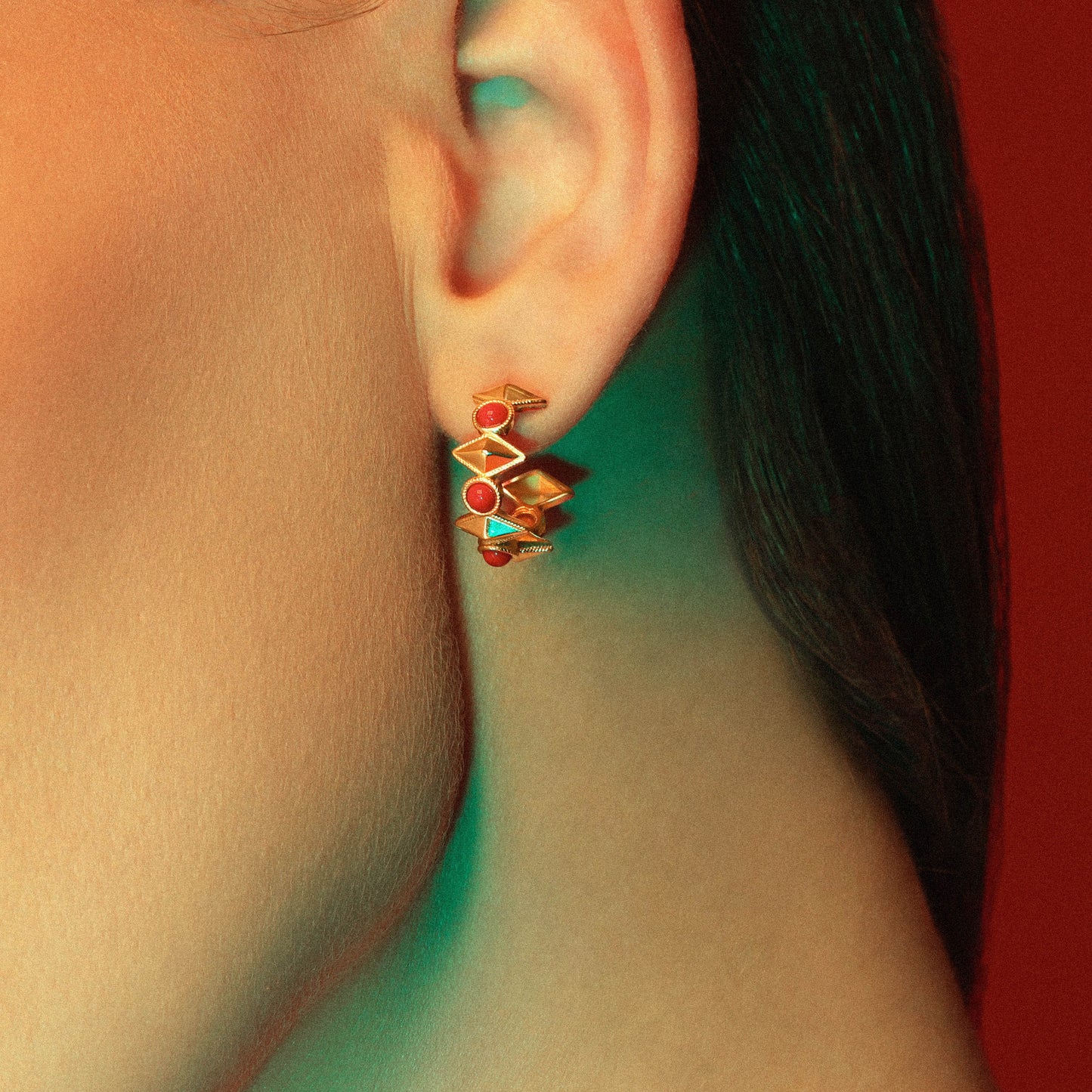 Bareeq Hoop Earrings