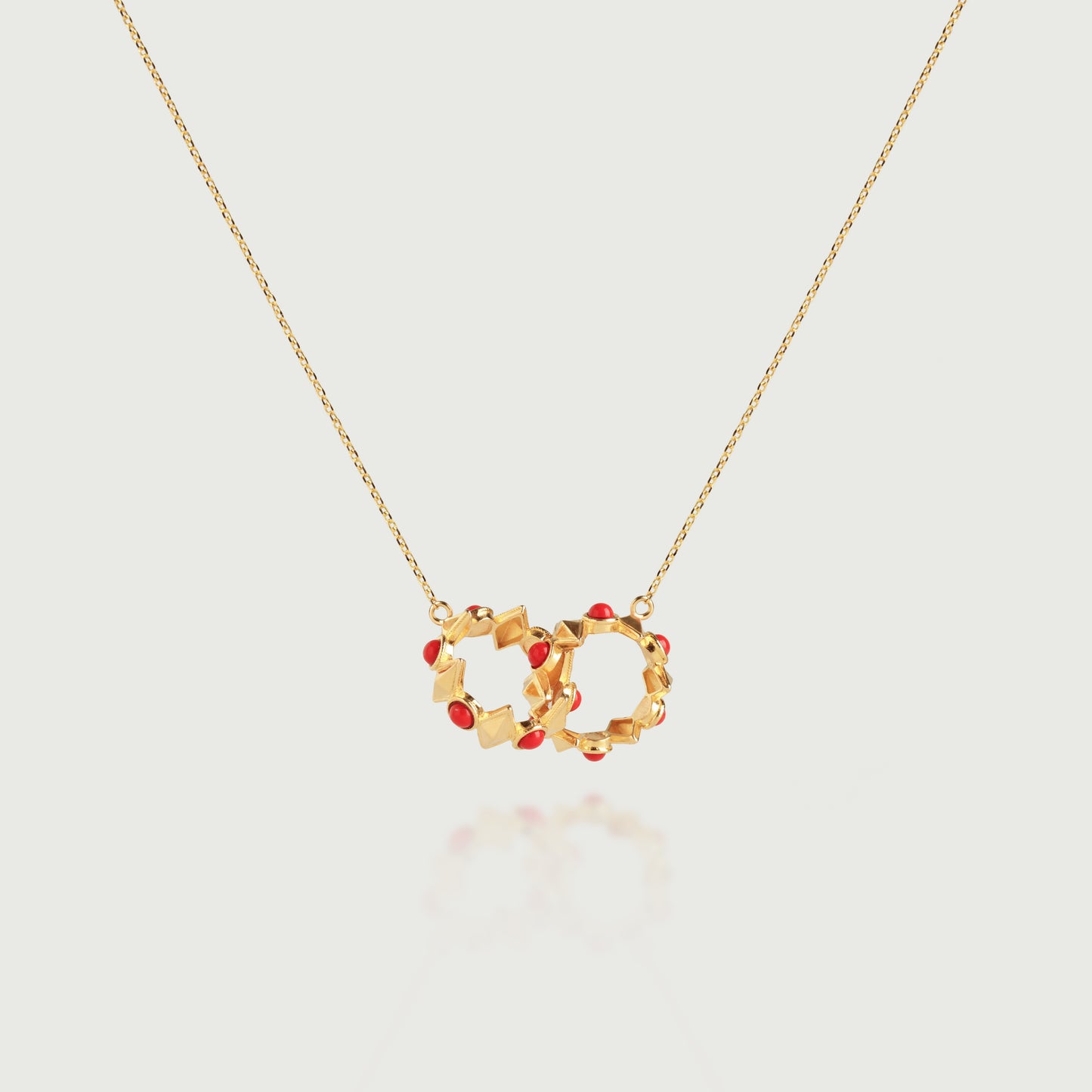 Bareeq Loop Pendant Necklace