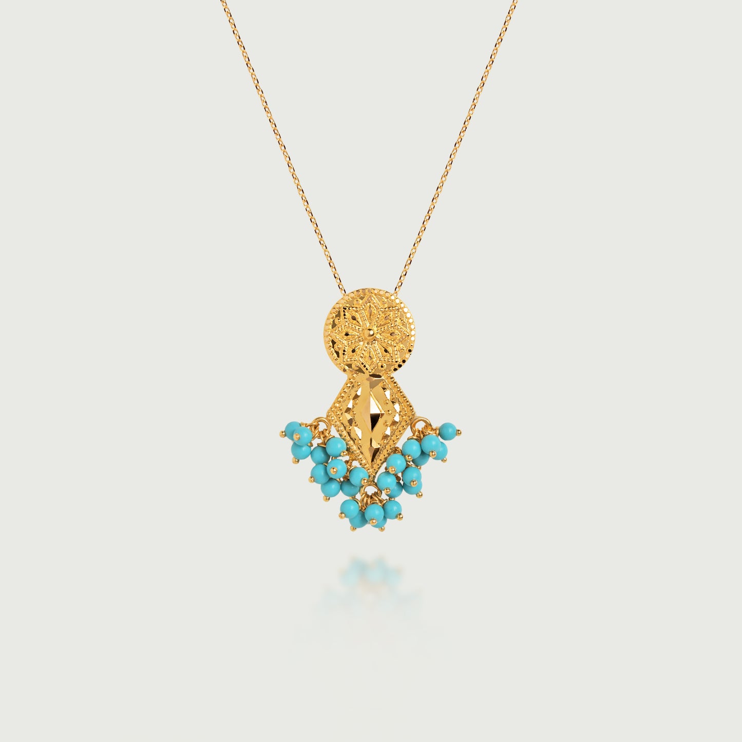 Gamra Turquoise Pendant Necklace