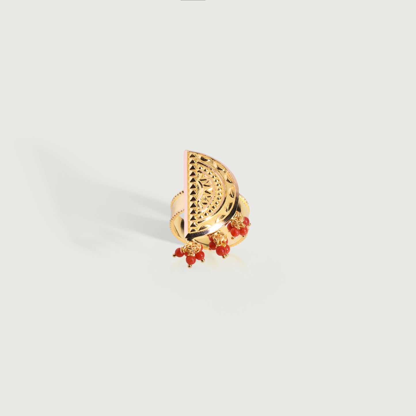 Ghasaq Coral Ring
