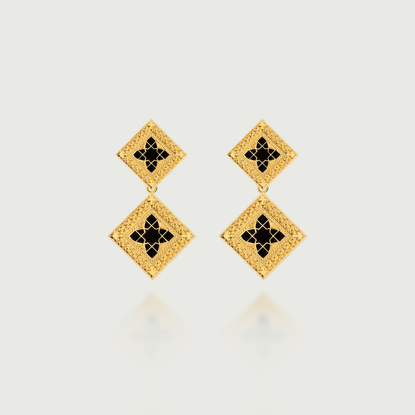 Nasj Double Earrings