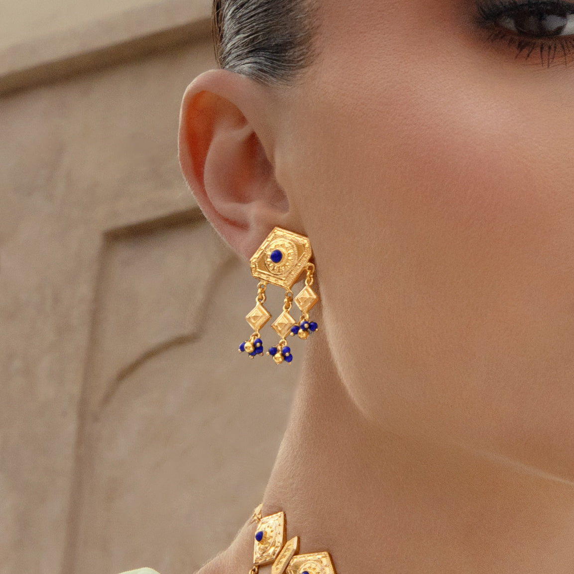 Turath II Lapis Earrings