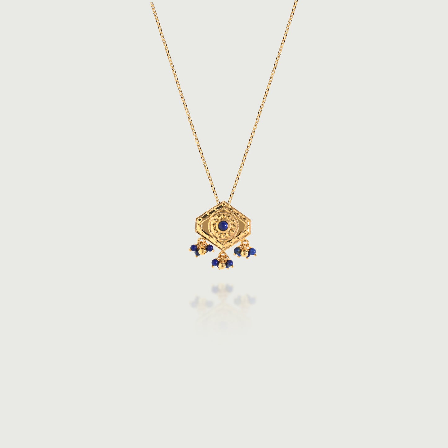 Turath II Lapis Pendant Necklace