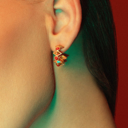 Bareeq Hoop Earrings