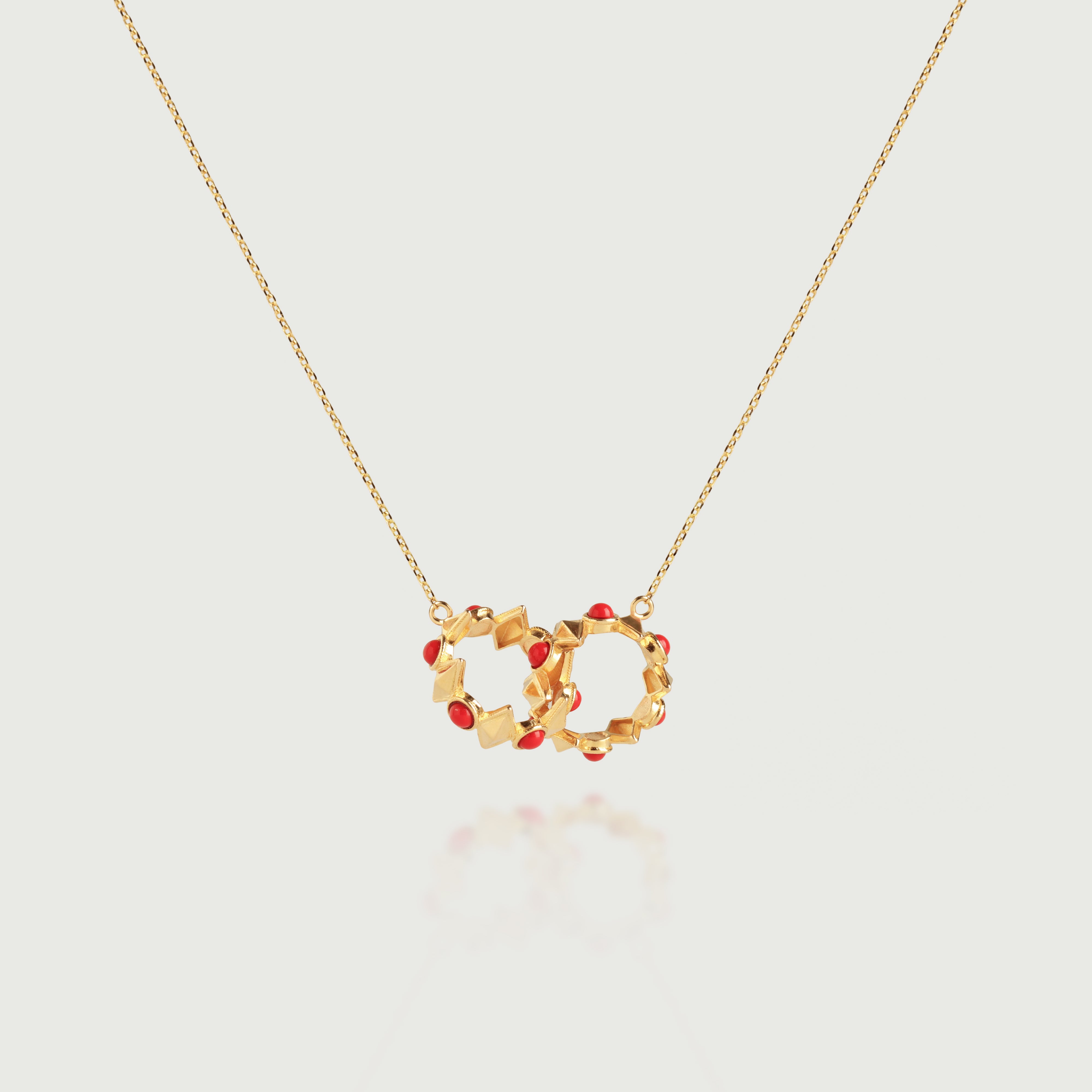 Bareeq Loop Pendant Necklace – Asila Jewellers