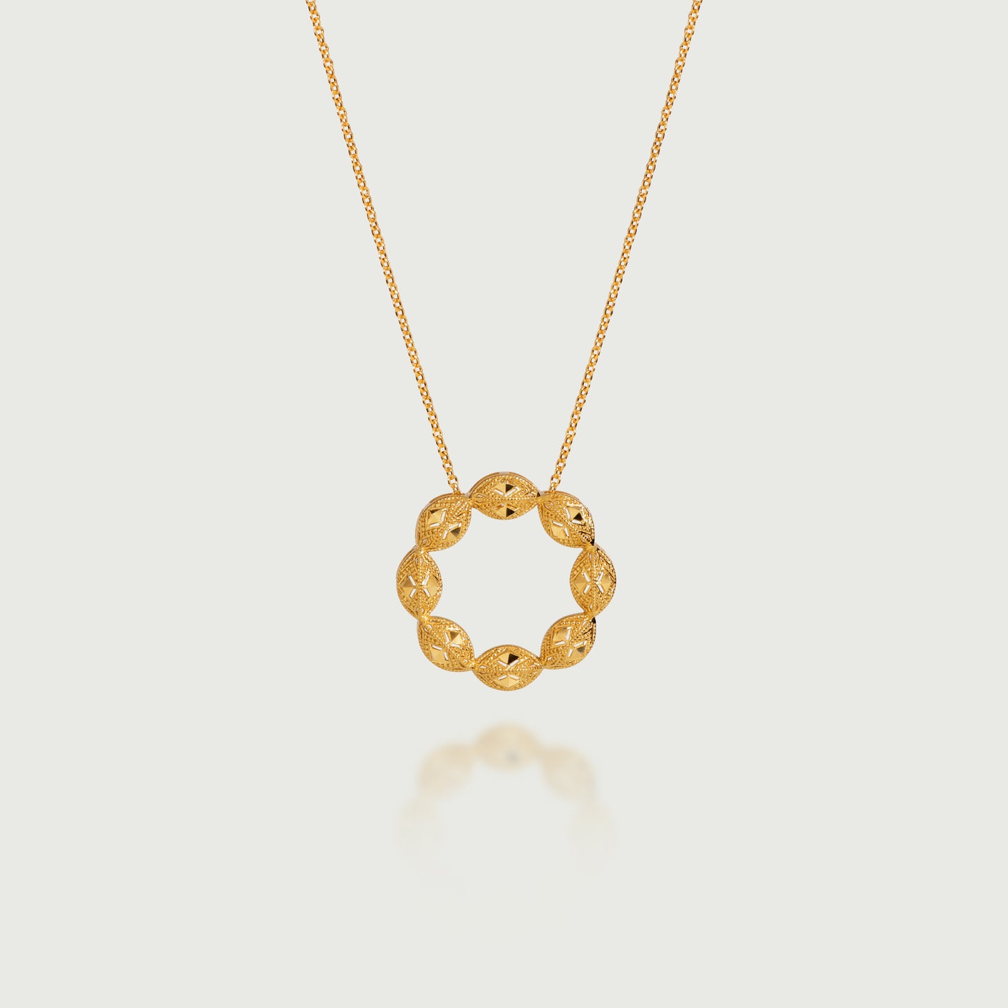 Al Baydana Loop Pendant Necklace