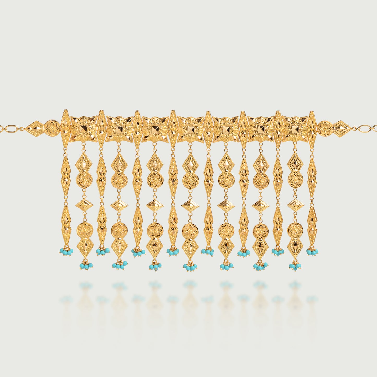 Gamra Gradual Turquoise Choker