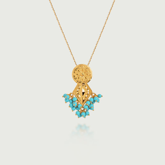 Gamra Turquoise Pendant Necklace