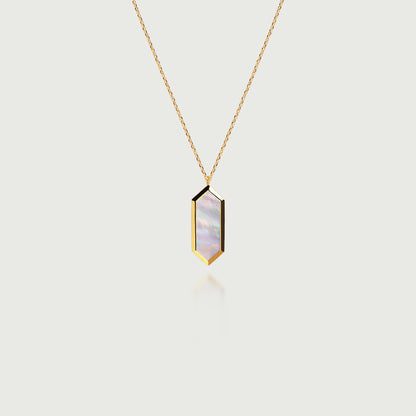 Mawj Mother of Pearl Pendant Necklace