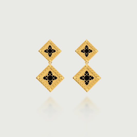 Nasj Double Earrings